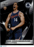 Yanic Konan-Niederhauser 2026 Topps Chrome Black Rookie RC LA Clippers