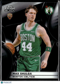 Max Shulga 2026 Topps Chrome Black Rookie RC Boston Celtics