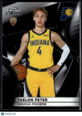 Taelon Peter 2026 Topps Chrome Black Rookie RC Indiana Pacers