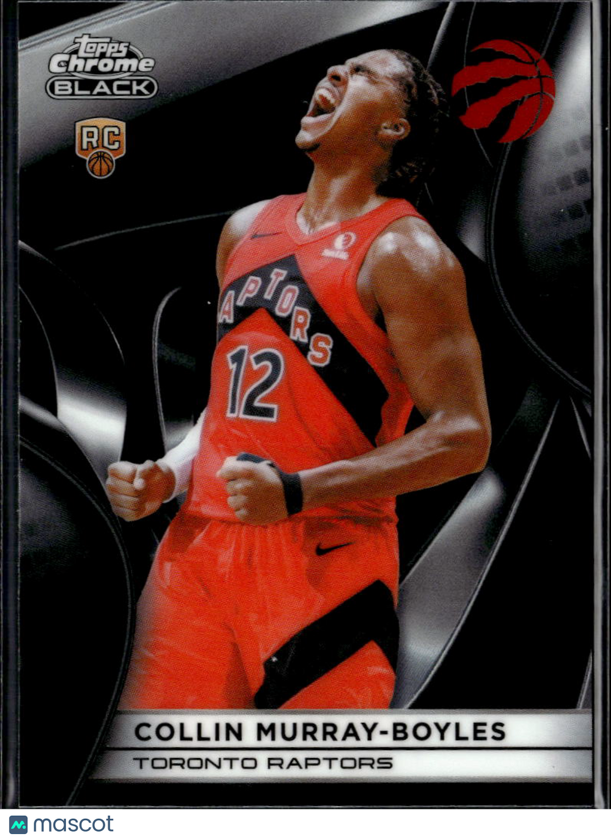 Collin Murray-Boyles 2026 Topps Chrome Black Rookie  RC Toronto Raptors