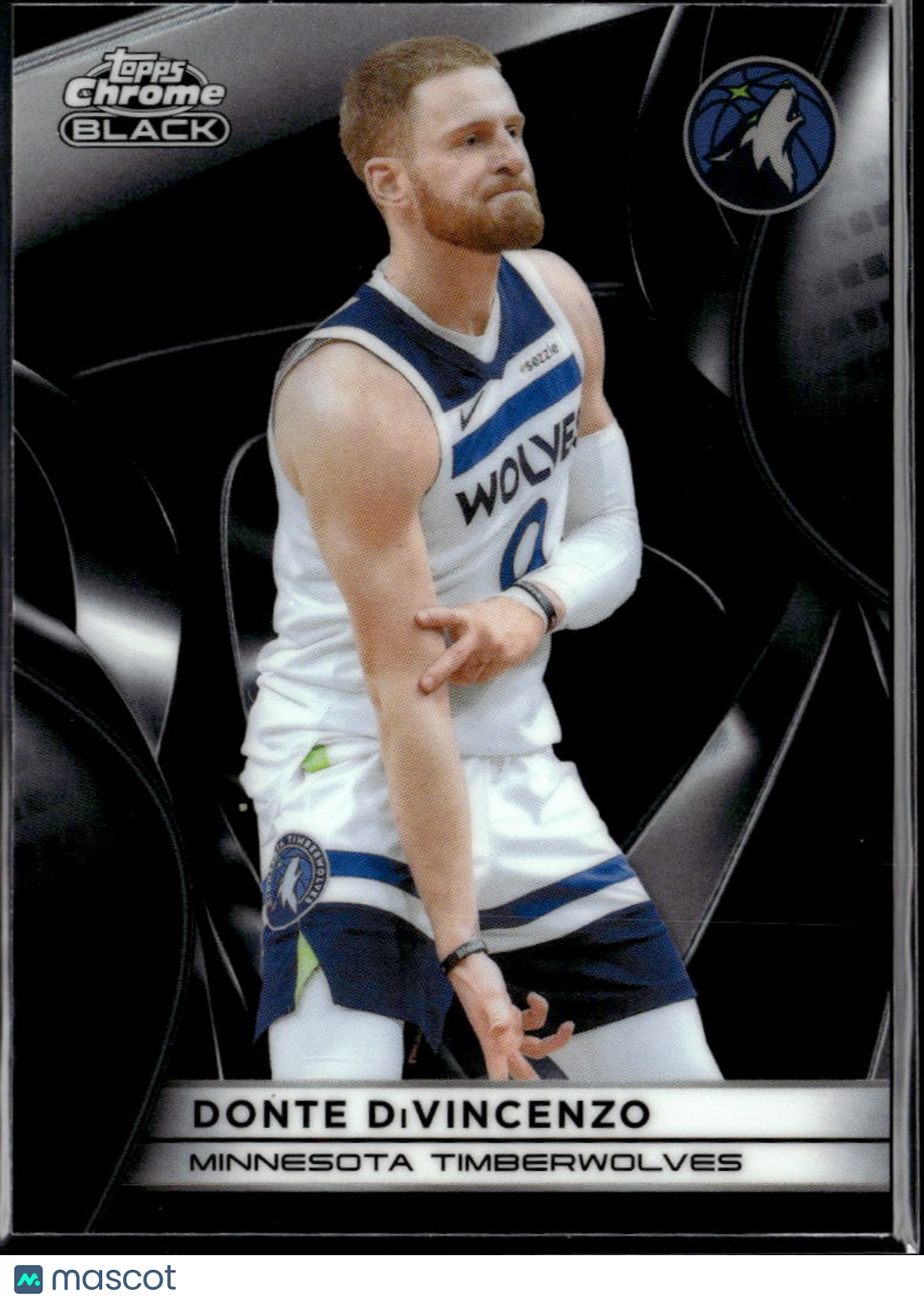 Donte DiVincenzo 2026 Topps Chrome Black Minnesota Timberwolves