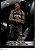 Anthony Edwards 2026 Topps Chrome Black Minnesota Timberwolves