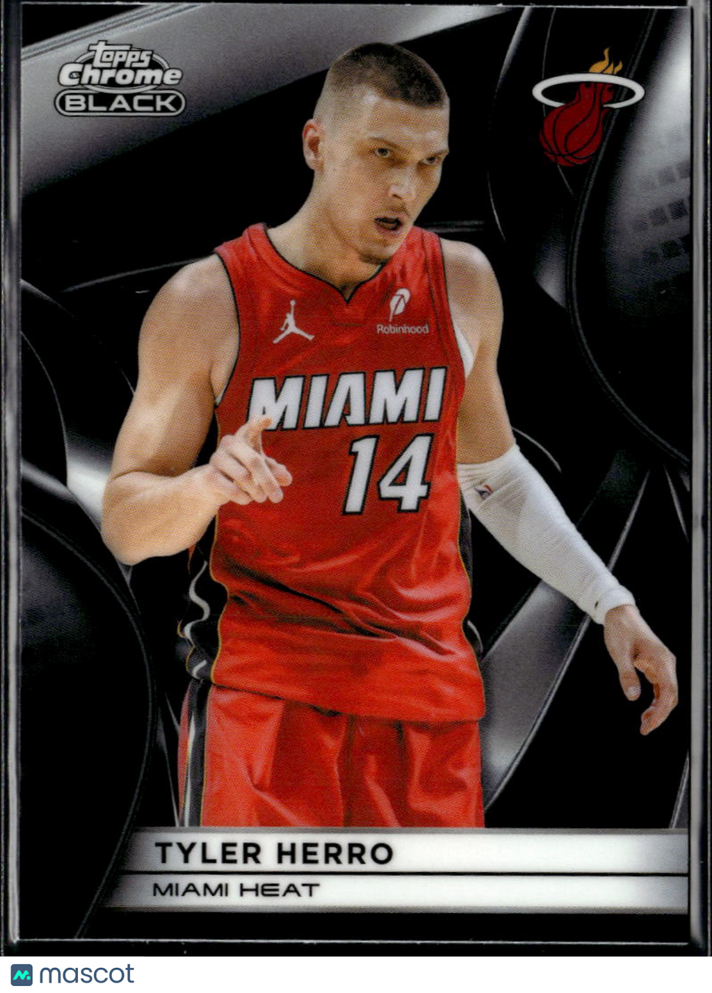 Tyler Herro 2026 Topps Chrome Black Miami Heat