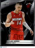 Tyler Herro 2026 Topps Chrome Black Miami Heat