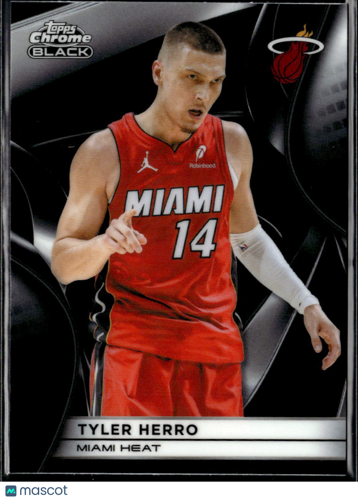 Tyler Herro 2026 Topps Chrome Black Miami Heat