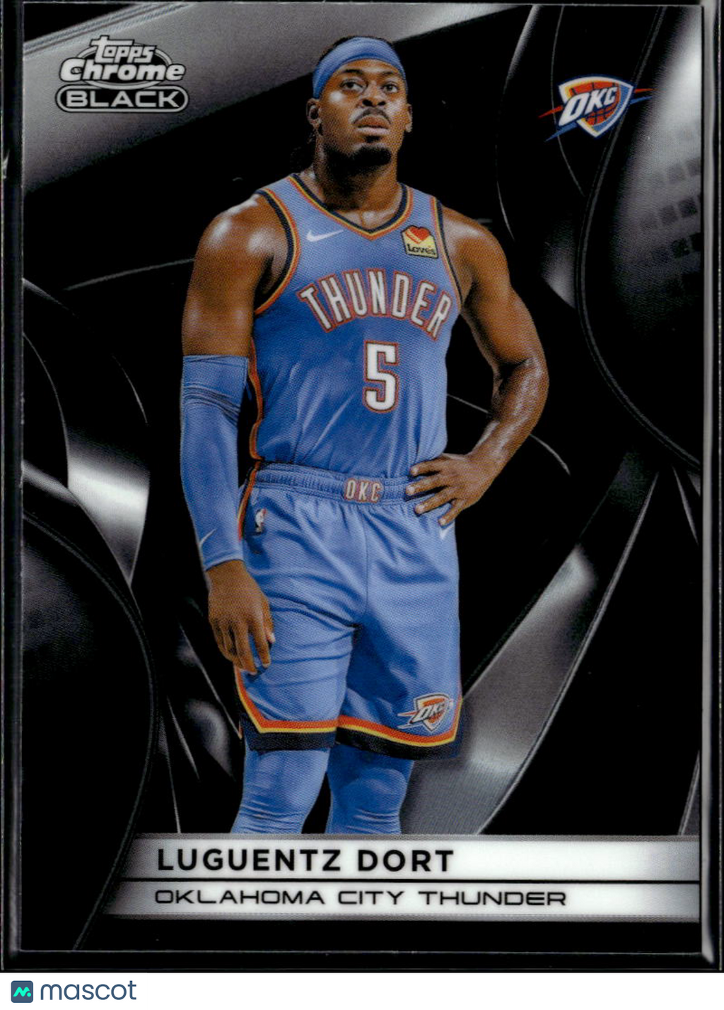 Luguentz Dort 2026 Topps Chrome Black Oklahoma City Thunder