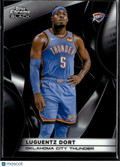 Luguentz Dort 2026 Topps Chrome Black Oklahoma City Thunder
