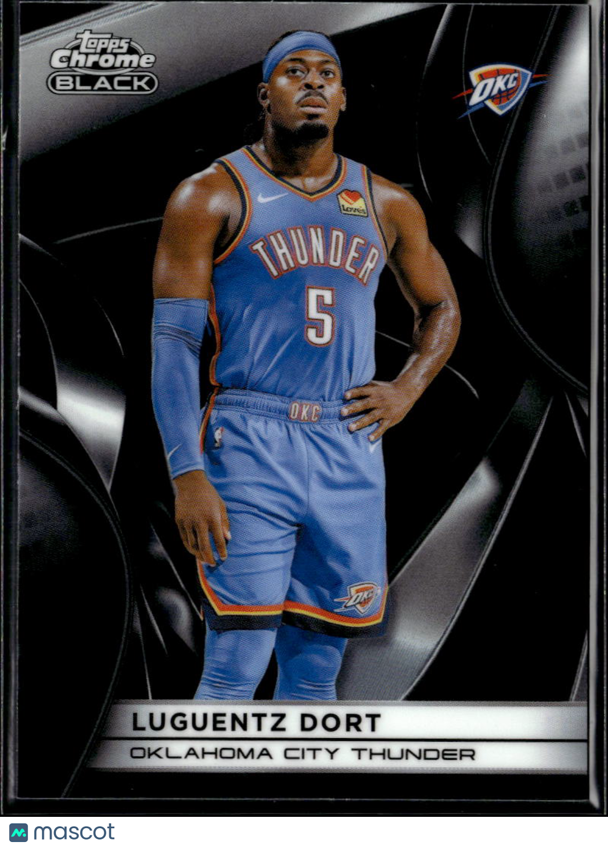 Luguentz Dort 2026 Topps Chrome Black Oklahoma City Thunder