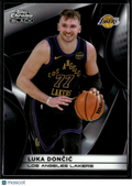 Luka Doncic 2026 Topps Chrome Black Los Angeles Lakers