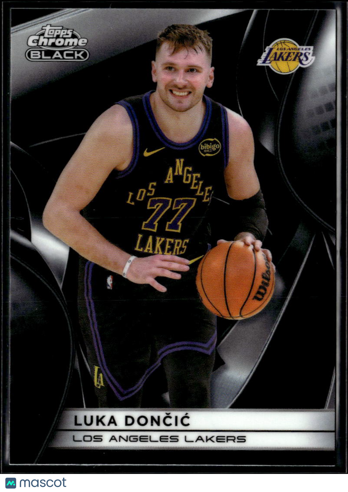 Luka Doncic 2026 Topps Chrome Black Los Angeles Lakers