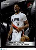 Shaedon Sharpe 2026 Topps Chrome Black Portland Trail Blazers