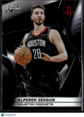 Alperen Sengun 2026 Topps Chrome Black Houston Rockets