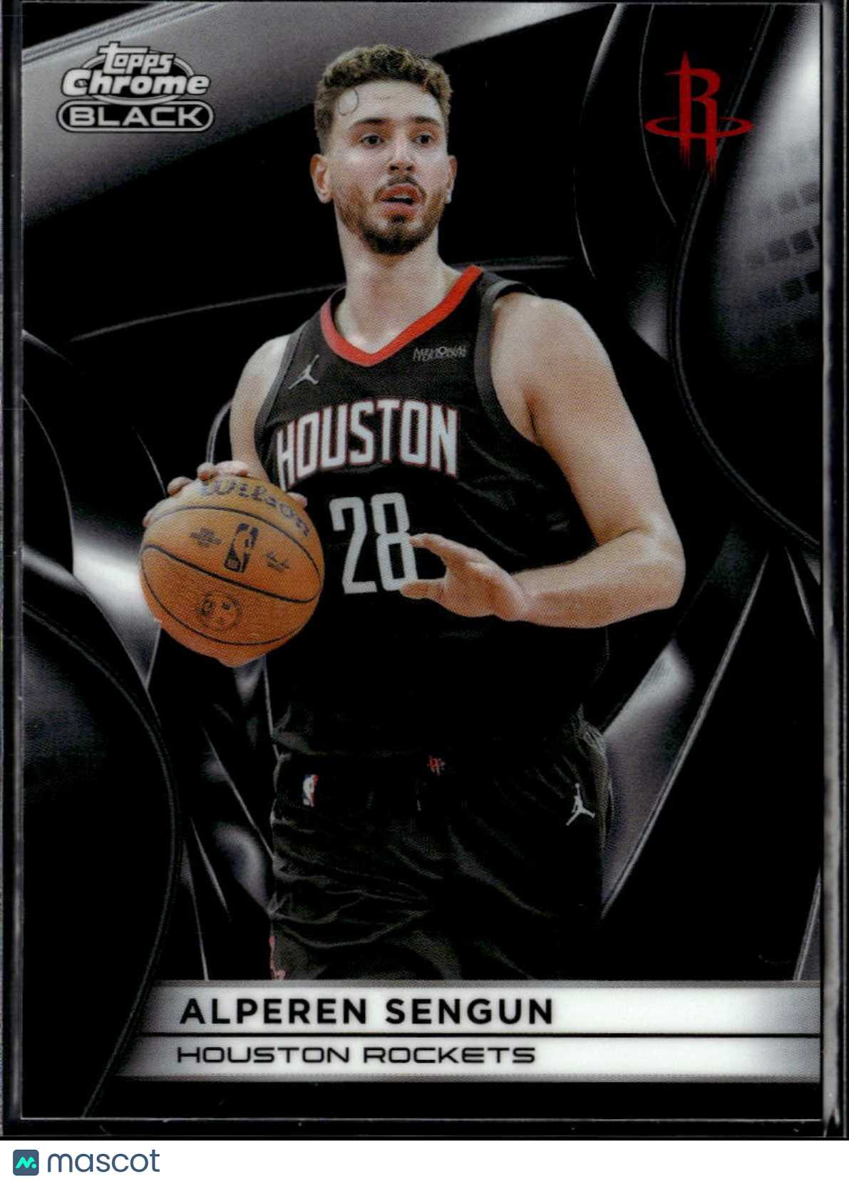 Alperen Sengun 2026 Topps Chrome Black Houston Rockets