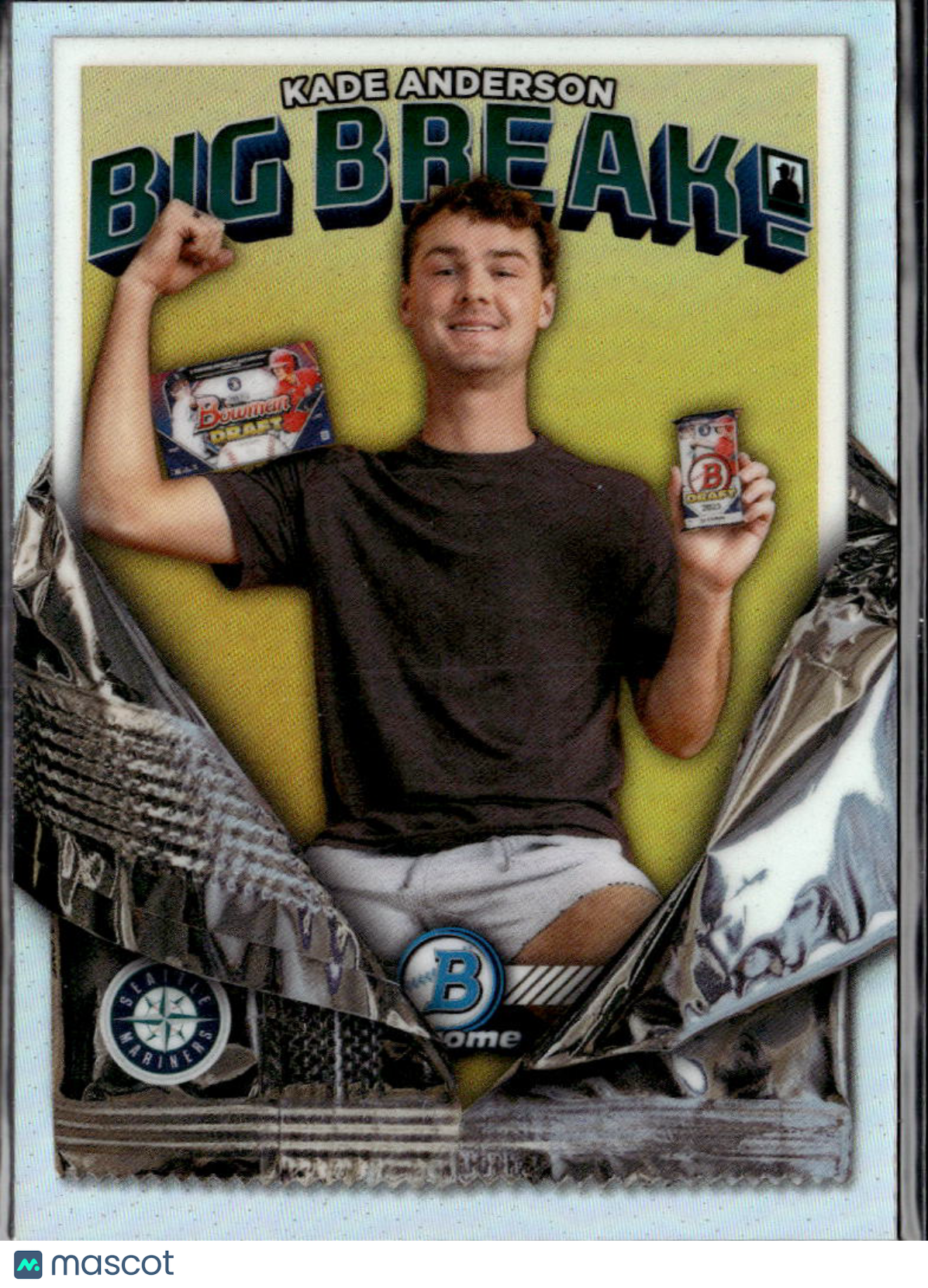 Kade Anderson 2026 Bowman Chrome Big Breaks RC Seattle Mariners