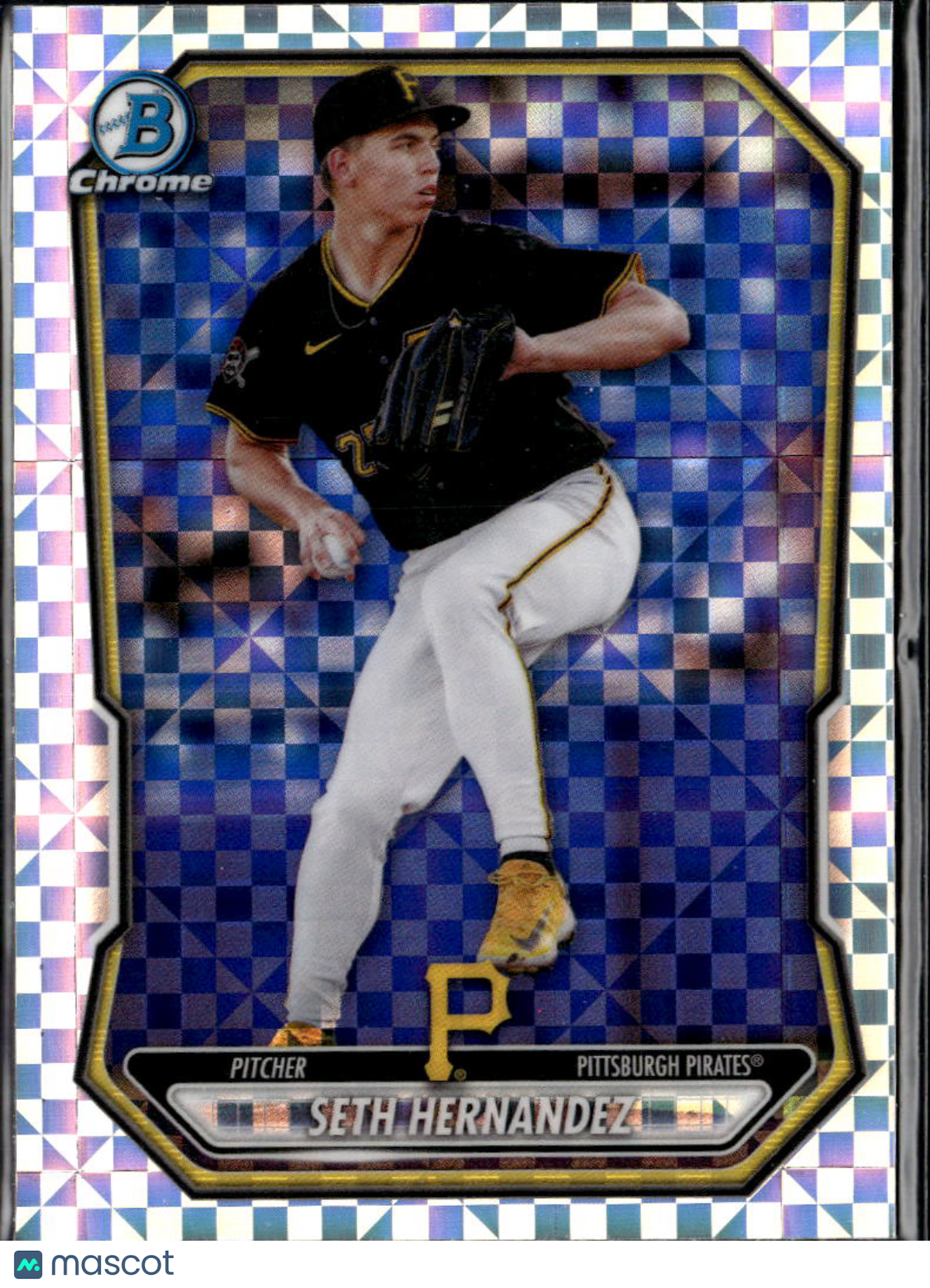 Seth Hernandez 2026 Bowman Chrome Xfractor Pittsburgh Pirates