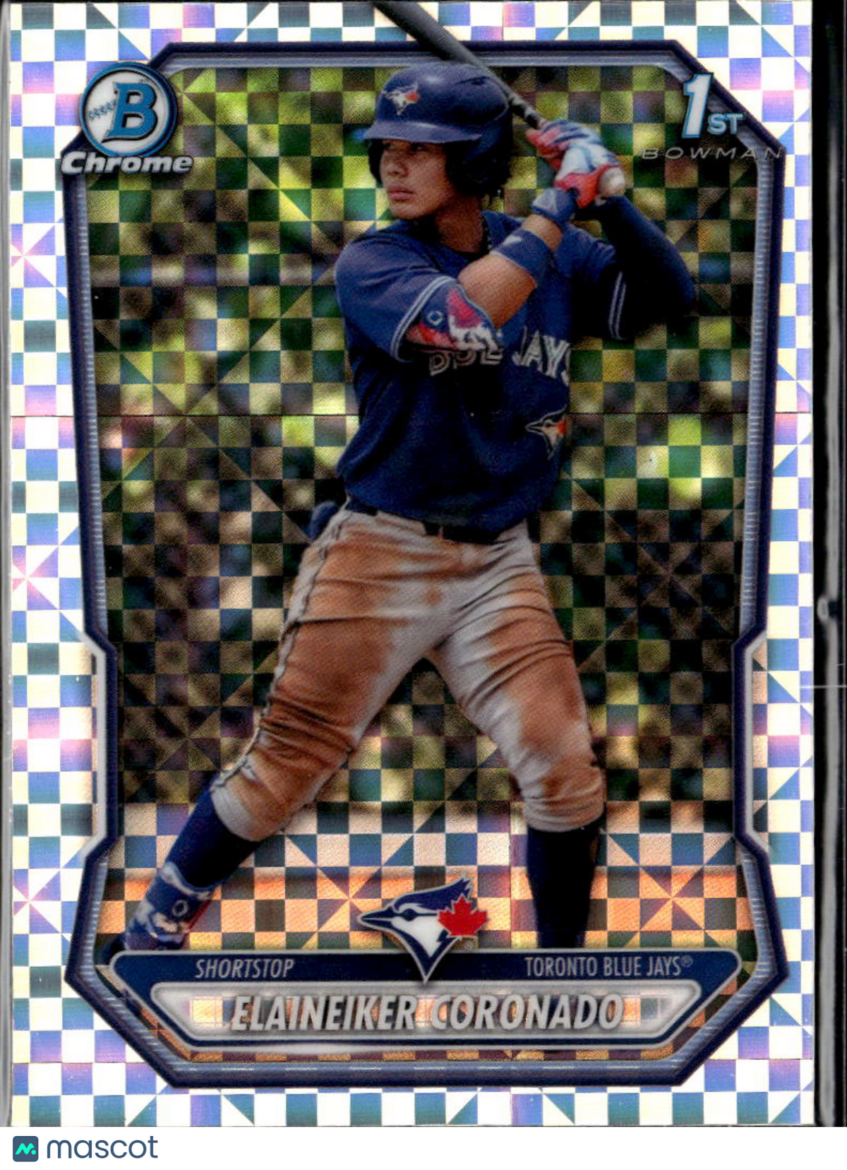 Elaineiker Coronado 2026 Bowman Chrome 1st Xfractor Toronto Blue Jays