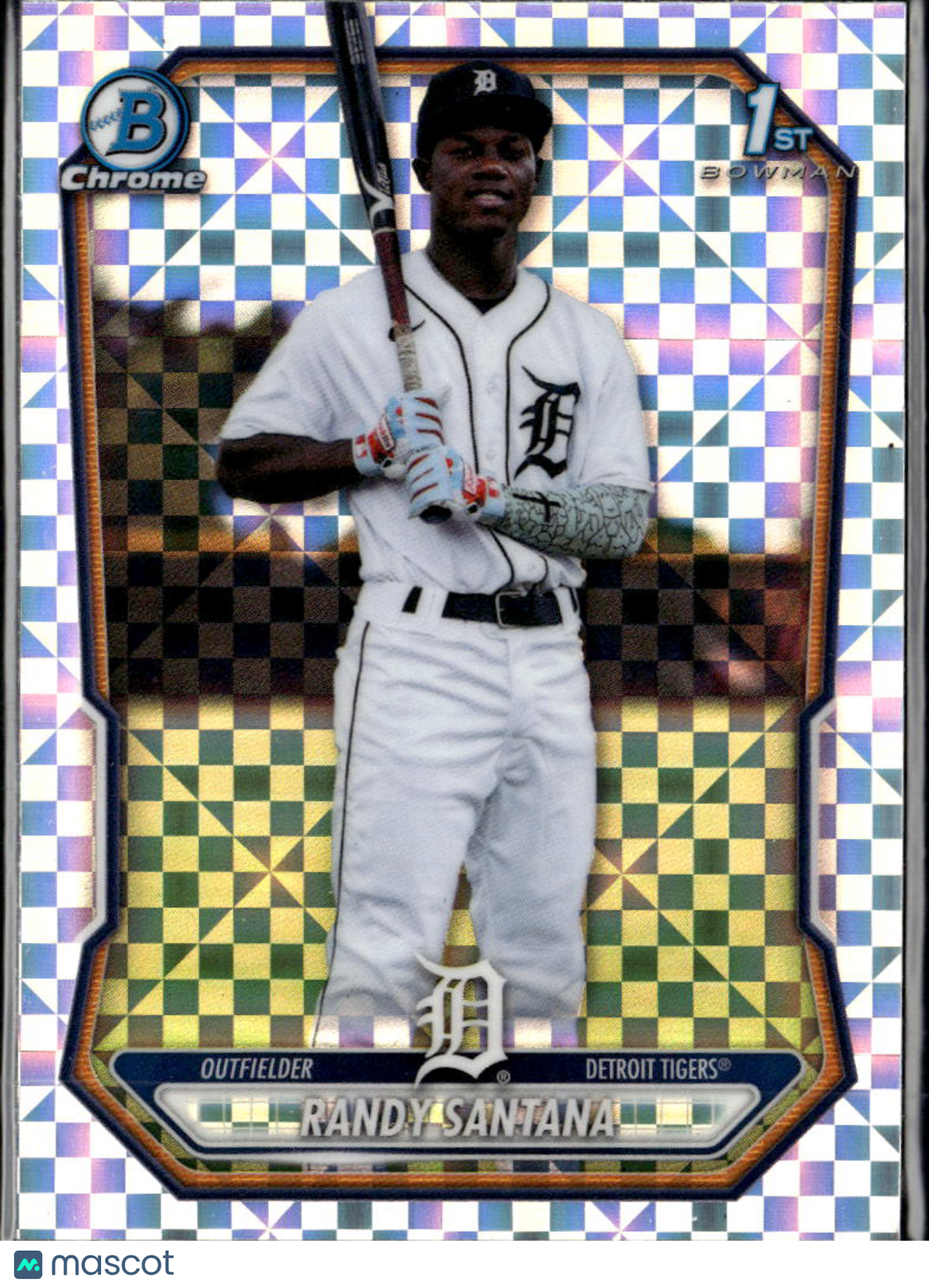 Randy Santana 2026 Bowman Chrome 1st Xfractor Detroit Tigers