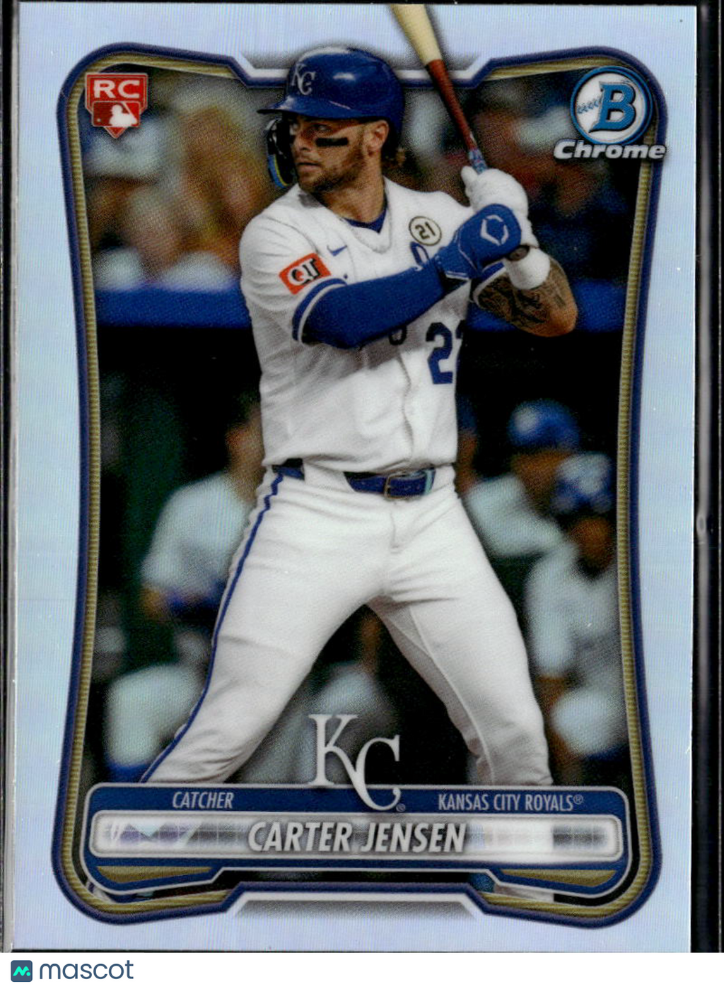 Carter Jensen 2026 Bowman Chrome RED Refractor RC Kansas City Royals