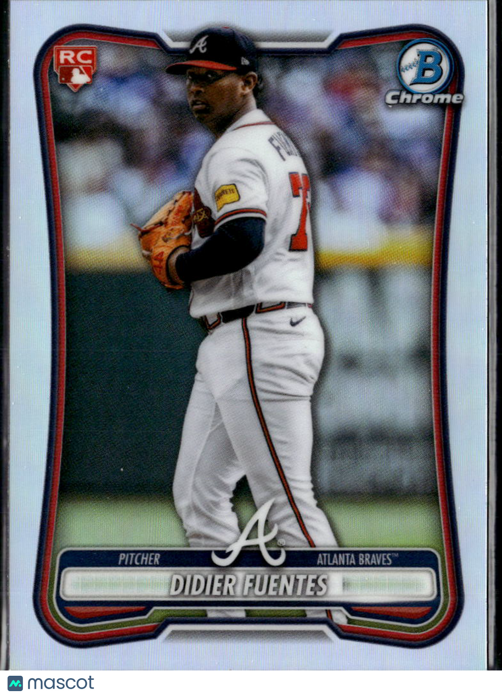 Didier Fuentes 2026 Bowman Chrome RED Refractor RC Atlanta Braves