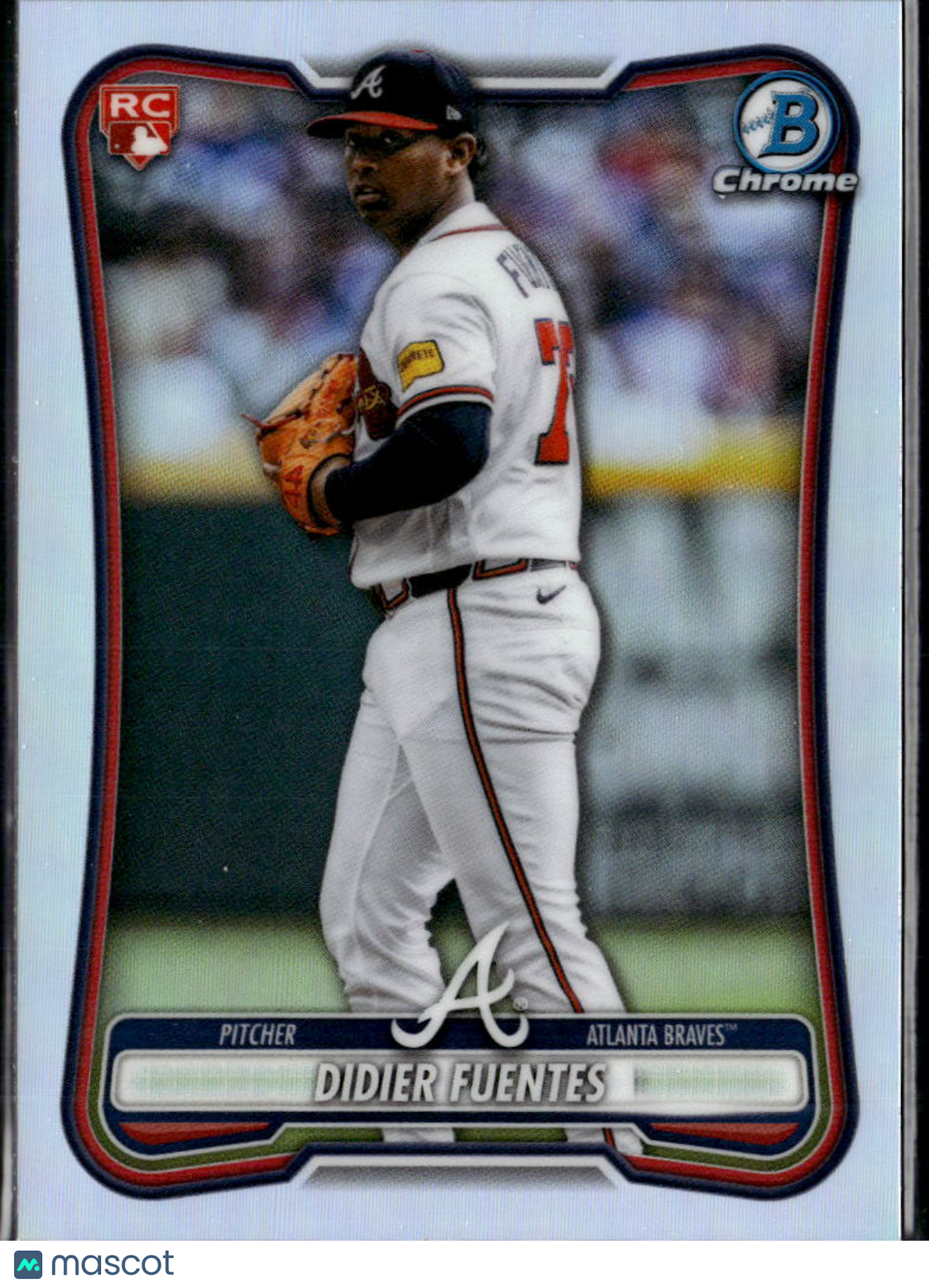 Didier Fuentes 2026 Bowman Chrome RED Refractor RC Atlanta Braves