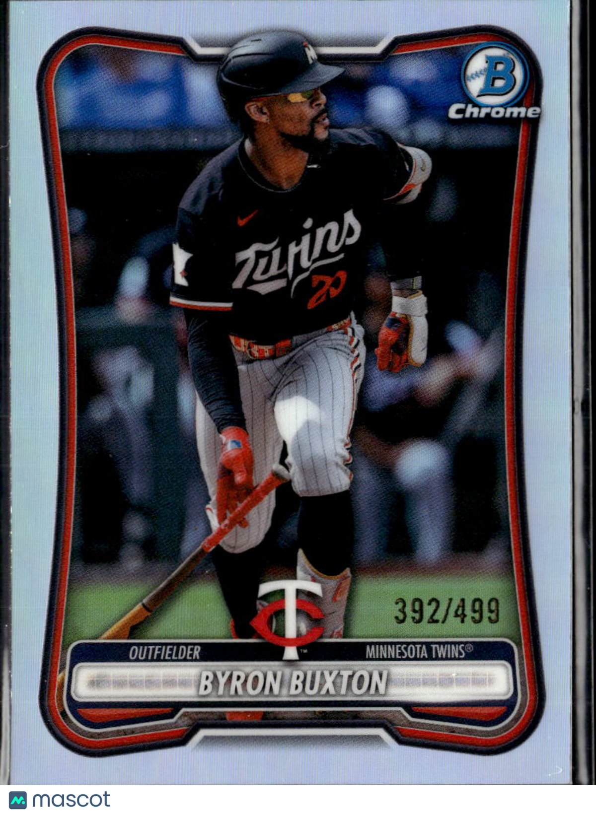 Byron Buxton 2026 Bowman Chrome Refractor 302/499 Minnesota Twins