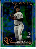 Marco Luciano 2024 Topps Chrome Blue Green Lava RC 67/125 San Francisco Giants