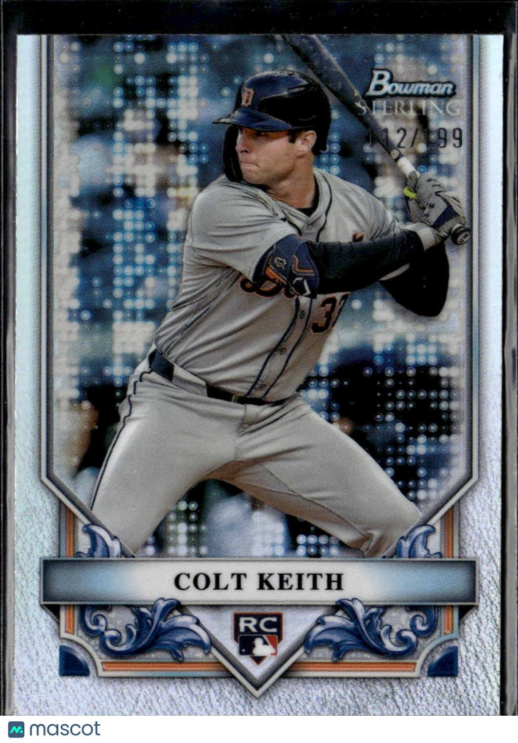 Colt Keith 2024 Bowman Sterling Rookie RC Refractor /199 Detroit Tigers
