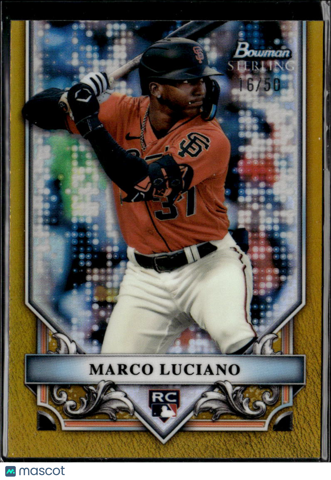 Marco Luciano 2024 Bowman Sterling RC GOLD Refractor 16/50 San Francisco Giants