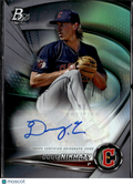 Doug Nikhazy 2022 Bowman Platinum Auto Autograph Cleveland Guardians