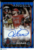 Kolton Ingram 2024 Topps Chrome Auto Autograph RC /150 Los Angeles Angels