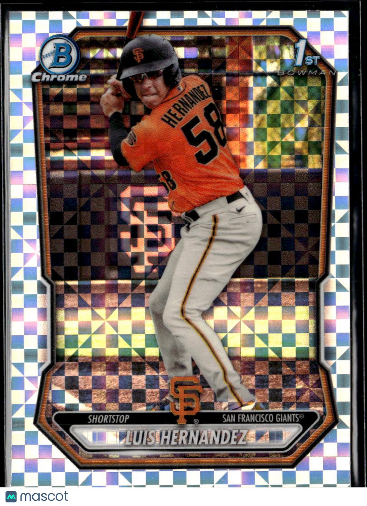 Luis Hernandez 2026 Bowman Chrome 1st Xfractor San Francisco Giants