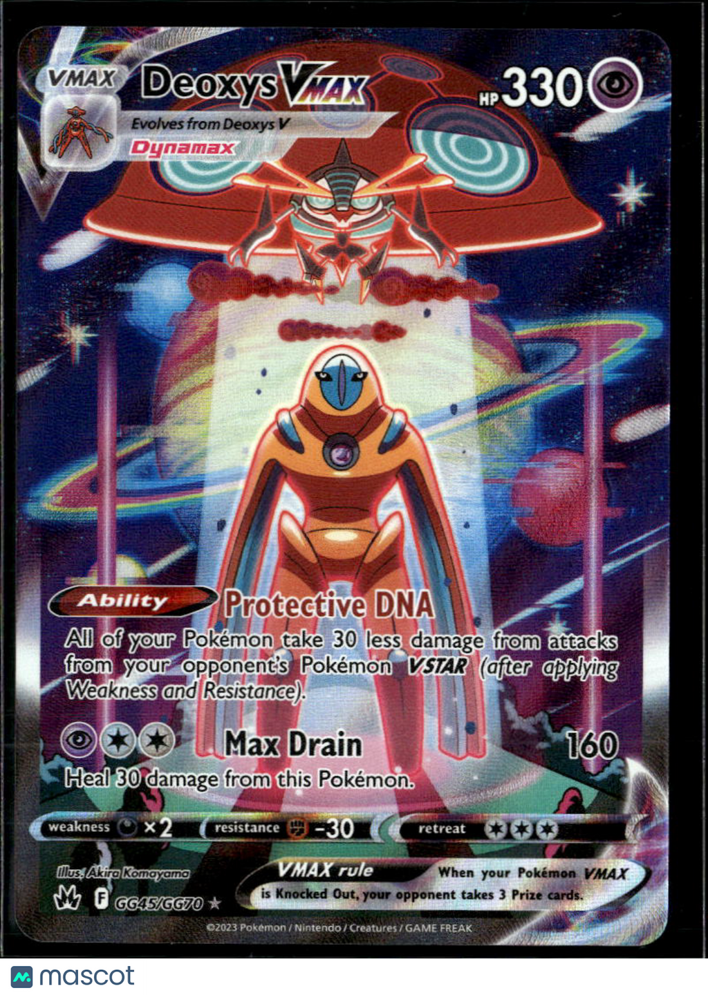 Deoxys VMAX 2023 Crown Zenith Holo Rare FA SAR #GG45/GG70