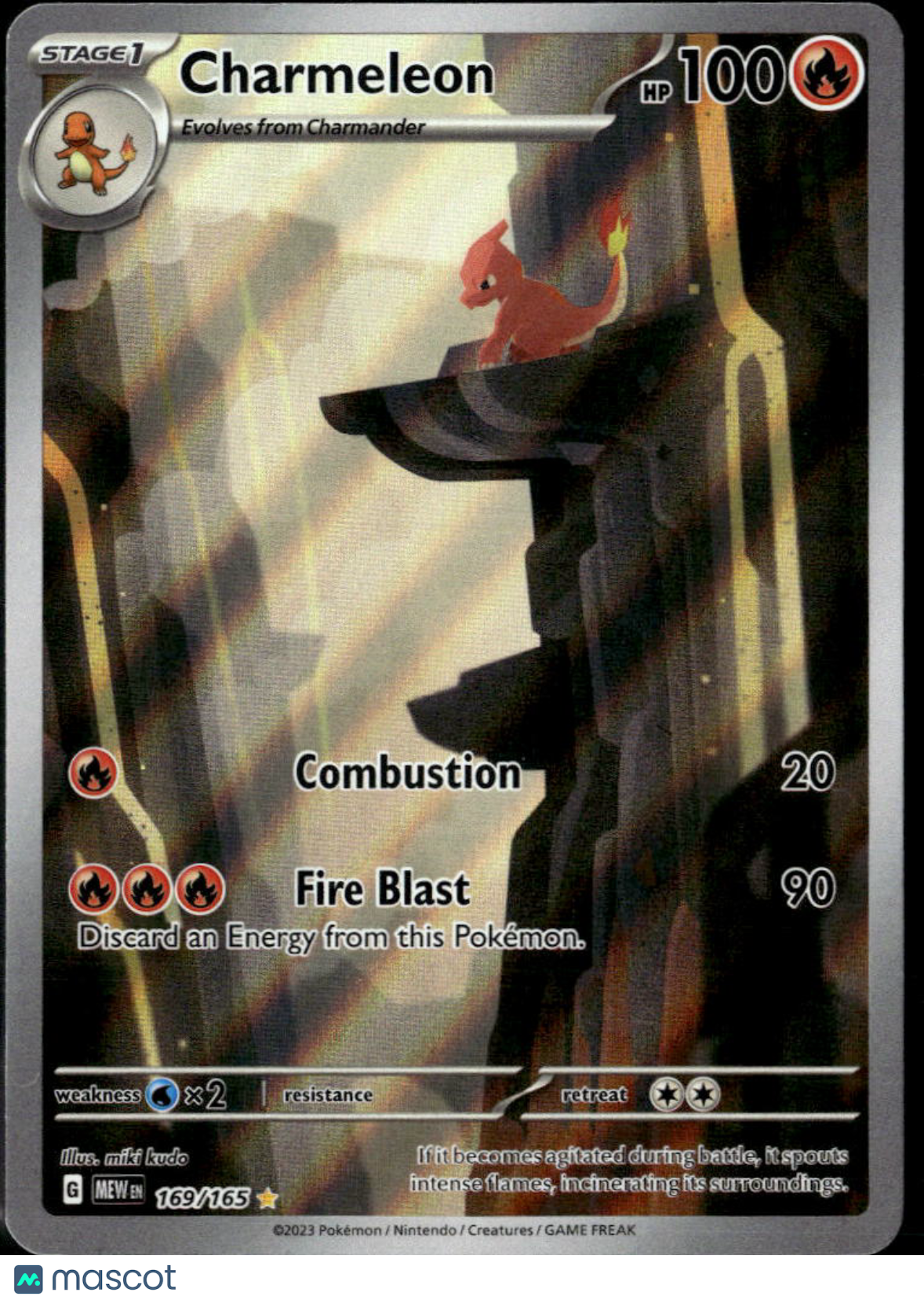 Charmeleon 2023 Scarlet & Violet 151 Holo Secret Rare #169/165