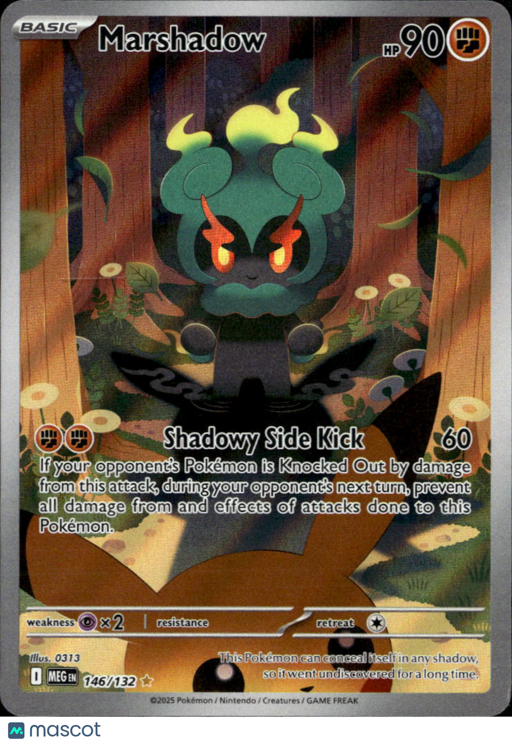 Marshadow 2025 Mega Evolution Holo Secret Rare FA #146/132