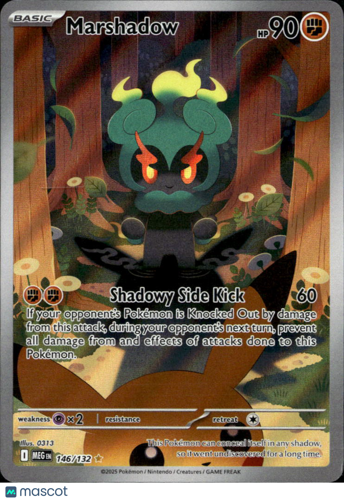 Marshadow 2025 Mega Evolution Holo Secret Rare FA #146/132