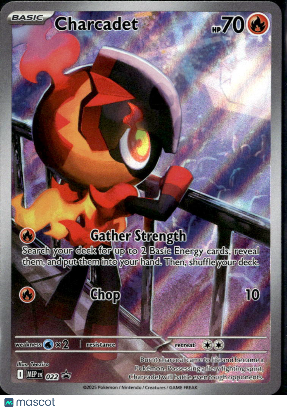 Charcadet 2025 Mega Evolution Holo Illustration Rare #022