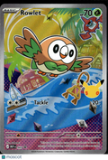 Rowlet Mega Evolution Holo Black Star Promo #MEP EN 043