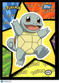 Squirtle Topps 1999 Sticker Trading Card