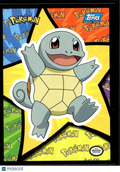 Squirtle Topps 1999 Sticker Trading Card