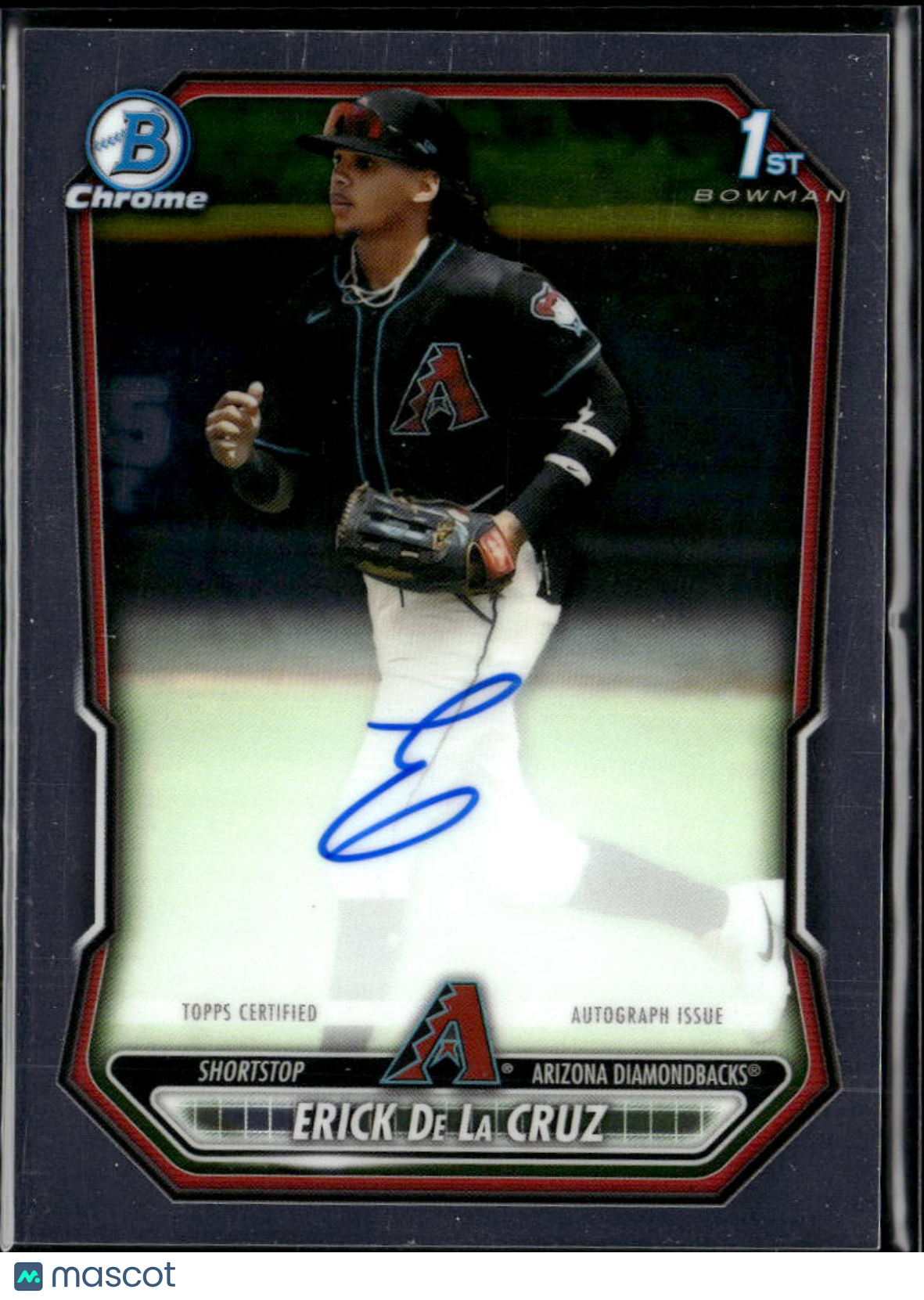 Erick De La Cruz 2026 Bowman Chrome 1st Auto Autograph Arizona Diamondbacks