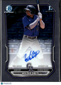 Wilder Dalis 2026 Bowman Chrome 1st Auto Autograph Colorado Rockies