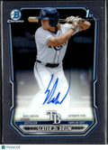 Slater De Brun 2026 Bowman Chrome 1st Auto Autograph Tampa Bay Rays