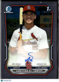 Sebastian Dos Santos 2026 Bowman Chrome 1st Auto Autograph St. Louis Cardinals