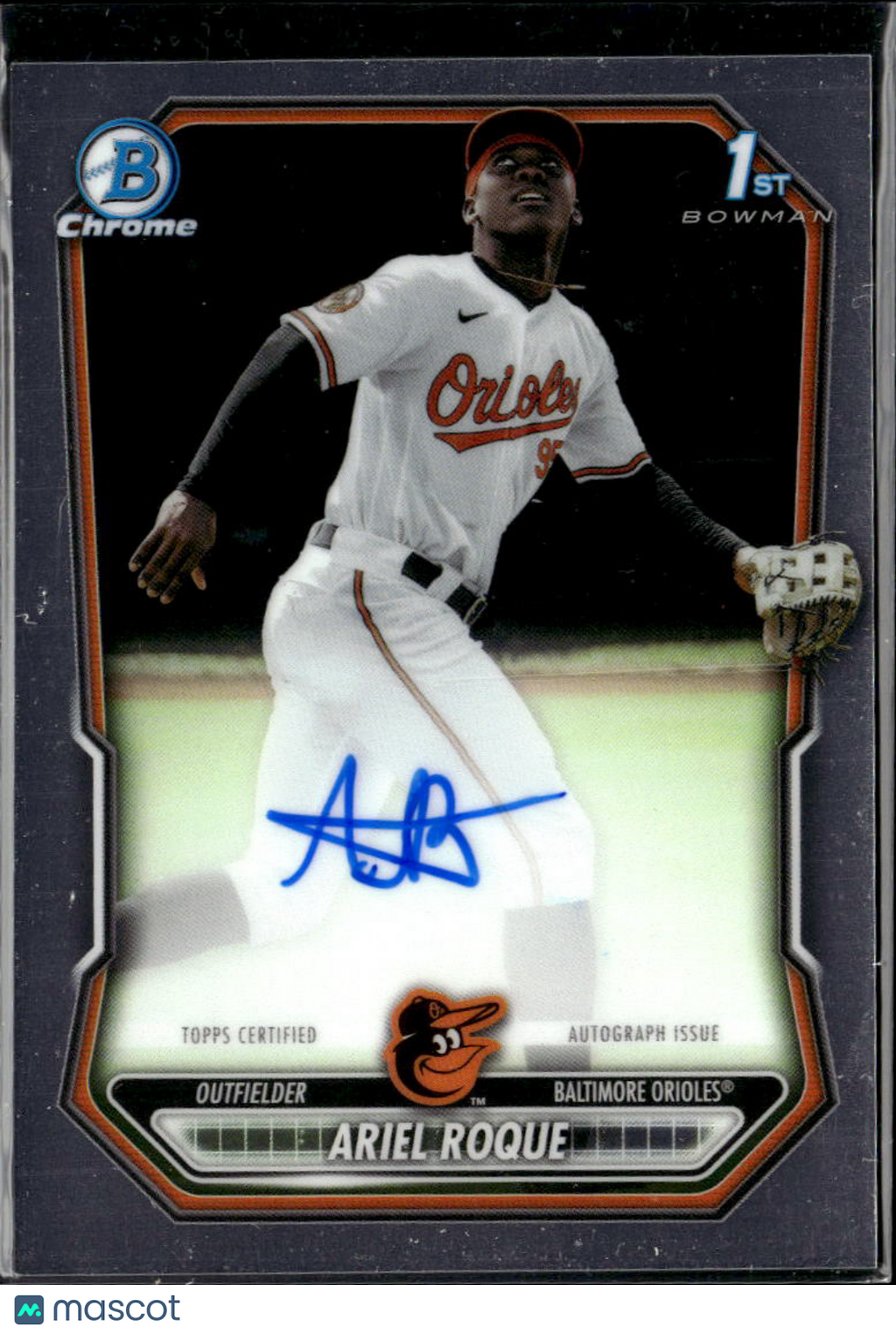 Ariel Roque 2026 Bowman Chrome 1st Auto Autograph Baltimore Orioles