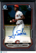 Angel Salio 2026 Bowman Chrome 1st Auto Autograph Cincinnati Reds