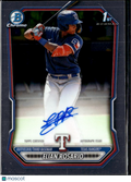 Elian Rosario 2026 Bowman Chrome 1st Auto Autograph Texas Rangers