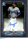 Rubel Arias 2026 Bowman Chrome 1st Auto Autograph Los Angeles Dodgers