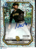 Miguel Mendez 2026 Bowman Chrome 1st Auto Autograph 243/299 San Diego Padres