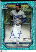 Rubel Arias 2026 Bowman Chrome 1st Auto Autograph 64/125 Los Angeles Dodgers