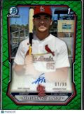 Sebastian Dos Santos 2026 Bowman Chrome 1st Auto Autograph 1/99 Stl Cardinals